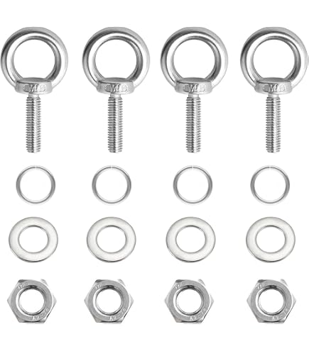 Boulon à œil De Levage M16x150mm – Set Complet Avec Rondelle, Anneau De Levage, Costaud
