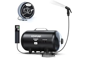 HSYFUNA Douche Solaire,Douche Camping avec Pompe Douche Portable Douche Solaire Camping, Sac De Douche Solaire Camping avec Sac De Rangement,pour Les Excursions De Camping à La Plage