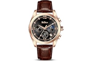 HANPOSH Mens Watches Watches for Men Waterproof Analog Quartz Watch Fashion Business Men's Wrist Watch with Date No Chronograph