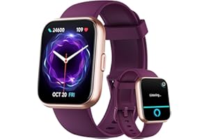 AEAC Smart Watches for Women(Answer/Make Call), Alexa Built-in 1.8" HD Ladies Smartwatch with Heart Rate/SpO2/Sleep Monitor, IP68 Waterproof Watch, Step Counter Fitness Tracker for iPhone/Samsung/Android