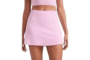 CRZ YOGA Butterluxe Falda de Tenis y Golf Femenina en Forma de a con Bolsillo