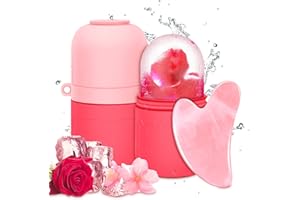 Ice roller,SerDa-Run ice roller visage，massage visage，rouleau massage visage，Facial Rouleau à glace raffermit et réduit les pores - Soin quotidien réutilisable - Pour le massage du visage et des yeux