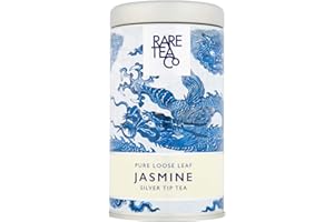 Rare Tea Company Jasmine Silver Tip Loose Leaf White Tea 25g Tin