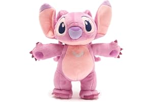 Disney Store Official Angel Standing Medium Soft Toy, Lilo & Stitch, 28cm/11”, Plush Cuddly Cosmically Cute Character with Embroidered Details, Super Soft Fabric - Suitable for Ages 0+