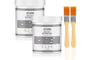 XULEGGNK 600g Transparenter Wasserdichter Beschichtungsmittel, Dichtmasse Wasserdicht, Wasserdichte Isolier-Dichtstoff-Emulsion, Wasserdichtes Anti-Leck Mittel, Invisible Waterproof Agent