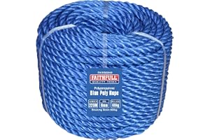 Faithfull Fairb22060 Corde en polyéthylène Bleu 6 mm 220 m