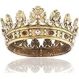 Baroque Royal Crown Men's Metal Prince Hair Crown Full Circle Birthday Party Hair Accessories For Cosplay Prom Quinceanera
