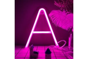 ENUOLI LED al neon lettere luci rosa led neon parola segni al neon lettere alfabeto al neon segno arte luci batteria/usb operato di parole al neon words luci di pareti illuminazione in su domestico stanza