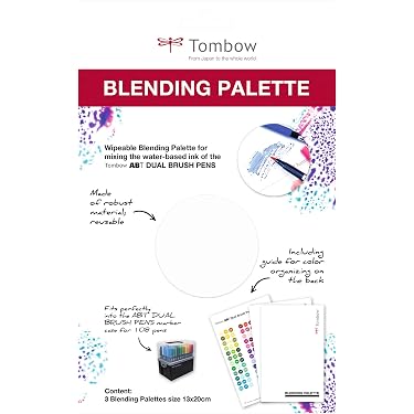 Lot De 4 Palettes De Mélange Pour Peinture - Avec 10 Zones De Mélange Et Trou Pour Pouce - Plastique Lisse, Facile à Nettoyer - Pour Aquarelle, Acrylique, Huile - 12