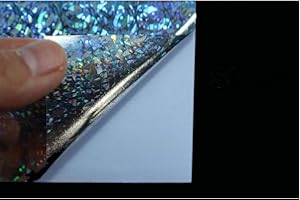 TIGOFLY 6 pcs 3 Colors 10X21cm Holographic Film Flash Laser Artificial Fish Skin DIY Jig Sticker Lure sticker Fly Tying Materials