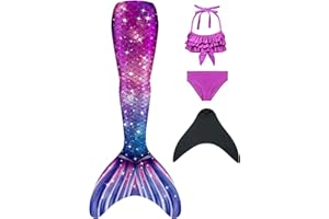 NAITOKE Coda di Sirena Bambina Coda Sirena Bambina