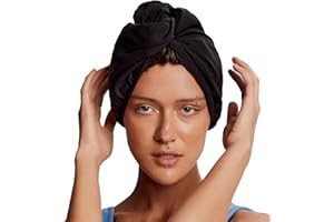 Glov Microfiber Hair Towel Wrap Quick Dry Hair Turban for All Types Ultra-absorbent Towel Wrap for Long Travel-friendly Drying Cap Stylish and Functional