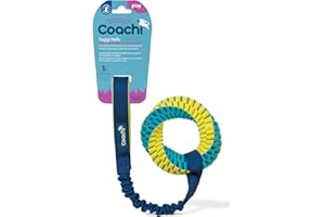 COMPANY OF ANIMALS Coachi Tuggi Helix, innovatives Design, leicht, robust, sicher, dehnbarer Bungee-Griff, Belohnungstraining, Rückruftraining, Unterbinden von Beißen & Kauen, ideal für Agility. Für Hunde und Welpen