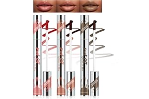 Prreal Peel Off zestaw 3 kredek do ust z tweezerem, odporny na działanie wody, wysoka pigmentacja, matowe wykończenie, kolor Tint Stain (01+02+03)