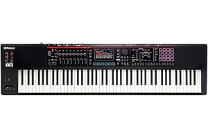 Roland FANTOM-08 SYNTHESIZER KEYBOARD MIT GEWICHTETER TASTATUR – 88er-Tastatur mit gewichteten Tasten | Tausende elektronische & akustische Roland Sounds | ZEN-Core und SuperNATURAL Technologien