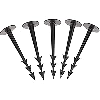 GARDENIX 100 Stück TerraPEG Erdanker Bodenanker Erdnägel für Gartenvlies Unkrautvlies Maulwurfnetz(100)