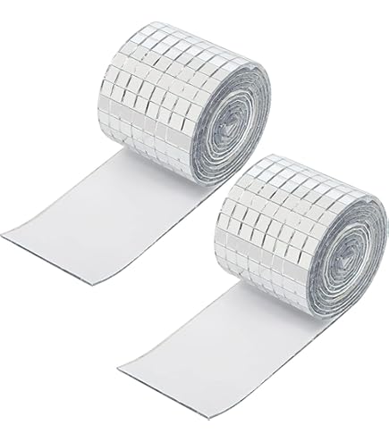 15 Feuilles De Mosaïque Miroir Autocollant - 7200 Pièces Carrées De 5mm - Bleu