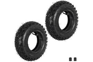 RUHUO 200x50 Dirt Scooter Knobby Tire & Inner Tube 8x2 Tyre and Tube (2 Sets) For Pro RDS Dune Buggy Pneumatic Tyre and Many Electric/Gas Scooters With 8" Tire