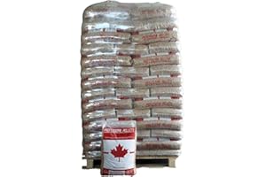 PROFESSIONAL PELLETS PELLET CANADESE PROFESSIONALE DA RISCALDAMENTO DI ABETE ROSSO 80% + ABETE BIANCO 20% IN CONF. DA KG. 15.
