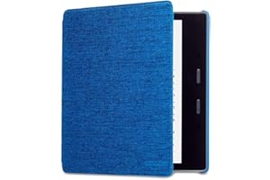 AMAZON Kindle Oasis Water-Safe Fabric Cover, Blue — Compatible with 9th (2017 release) and 10th generation (2019 release)