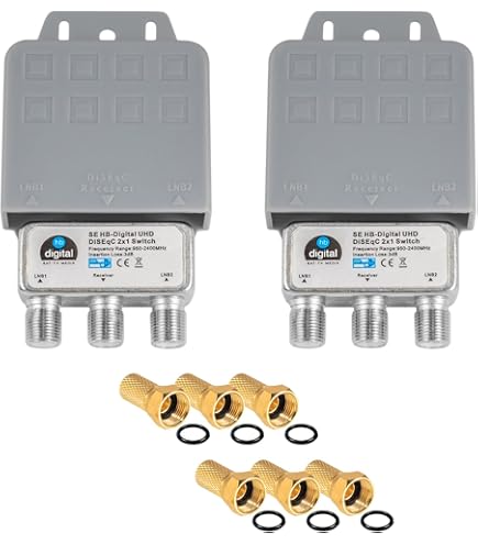 Interruttore DiSEqC 4/1 Interruttore Switch HB-DIGITAL FULL HD - Foto 6