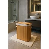 Bambu &Ccedil;amaşır Sepeti 60X52X32 B&uuml;y&uuml;k Boy 100 LT