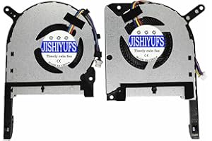 JISHIYUFS New CPU+GPU Cooling Fan for ASUS TUF FX505DT FX505 FX505DD FX95 FX705DU FX705DT FX95G FX86 ZX86 FX86FE FX86SM FZ86F FX95D FX705G A506 FX506L; U TUF500 6IU FA506IH FX706 DC5V