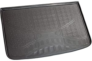 ‎RECAMBO Recambo Kofferraumwanne passend für Mercedes A-Klasse W176 2012-2018, Schwarz, flexibler Kunststoff, passgenau mit Rand
