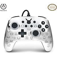 Controller cablato avanzato PowerA per Nintendo Switch - Pikachu Nero e Argento