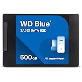 WD Blue SA510 500 GB SATA 2.5" Unidad de estado sólido SSD, Velocidades de lectura de hasta 560 MB/s, 2.5" SATA SSD, Acronis 