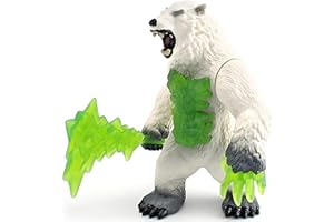 Doyomtoy Ice Bear Toys, Mythical Animal Toy Models, Monster Action Dolls, Magical Ice Bears, Animal Ornaments, Children's Gifts, Suitable for Boys and Girls' Birthday Gifts, Collectibles