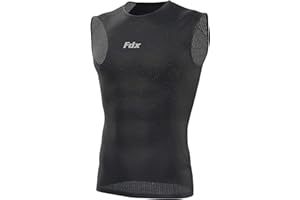 FDX Cool Mesh Base Layer Sleeveless - Men, Women Summer Cycling Vest - Ultralight, Breathable, Anti-Odour Bicycle Unisex Skins Tops - Under Shirts for Running, Gym, Workout Training