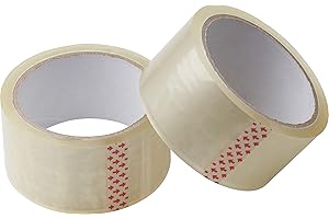 Meister 4241110 Lot de 2 rubans adhésifs transparents 45 m x 48 mm pour paquets, cartons de déménagement et emballage ✓ Fermeture fiable, bonne adhérence | Ruban d'emballage | Ruban adhésif | 4241110