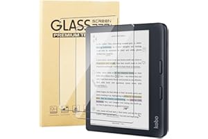KUSINHOKA Protector de Pantalla para Kobo Libra Colour, [2 Pack] Cristal Templado Película Anti-arañazos, Alta Dureza HD Transparente Vidrio Templado para Kobo Libra Color