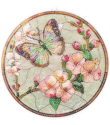 DIY Diamant Malerei Anhänger Lebkuchenhaus - 24x22cm Weihnachts Deko Mit Kette