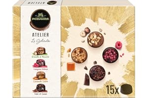 Perugina Atelier Le Golosità Cioccolatini Assortiti al Latte Finissimo e Fondente Extra con Cremoso Ripieno Scatola Regalo, 186g