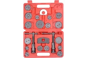 Yuhtech Uniwersalny zestaw 22 narzędzi do resetowania tłoków hamulcowych, tłoków hamulcowych, tłoków hamulcowych, tłoków hamulcowych, narzędzia do naprawy pojazdów