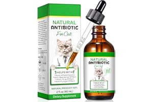 HUALIJIA Cat Immune Support Drops – Herbal Liquid Supplement with Echinacea, Honeysuckle & Apple Cider Vinegar | Helps Maintain Normal Immune Function, Skin & Coat Health, and Digestive Comfort | 60ml