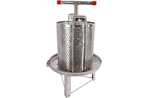 ADIMA Estrattore Di Miele Pressa Per Cera Al Miele Acciaio Inossidabile Frutta Succo Torchio Produzione Di Sidro Domestico Manuale Ape Spremiagrumi Strumento Per Apicoltore
