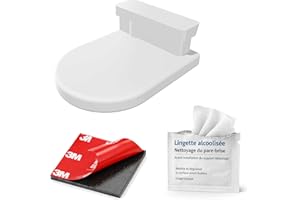 1001JOINTS Support DE Badge TÉLÉPÉAGE BIP Pare-Brise Universelle AUTOROUTE Auto Moto | Remplacement Compatible avec Kapsch TS3203 | 1 Film ADHÉSIF & 1 LINGETTE NETTOYANTE Offerte (1 Support)