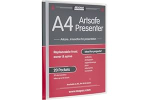 ARTCARE Mapac A4 Artsafe Presenter, Synthetic Material, 31x2x24 cm