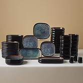 Karaca Earth Collection Galactic Shiny Black 55 Par&ccedil;a 12 Kişilik Yemek Takımı