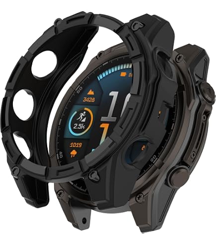 Pare-chocs Métal Pour Garmin Fenix 8 / 8 Pro / Quatix 8 / Tactix 8 (51 Mm) - Protection Anti-Choc