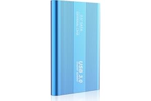 Riyth Hard Disk 2 TB Esterno,Hard Disk Esterno Portátil USB 3.0 Type-C SATA 2,5" HDD compatibile con Xbox, PC, Desktop, Laptop,Ordenador, Chromebook.B-L1.6(2TB,Blu)