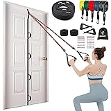 Set 12-in-1 di elastici fitness/attacco per fascia elastica multi-ancoraggio per allenamento con fascia elastica da fissare a