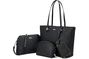 LOVEVOOK Borsa Donna Borse a Mano Donna Borse a tracolla Borse Tote elegante Pelle sintetica Borsa 3 o 4 pezzi Set