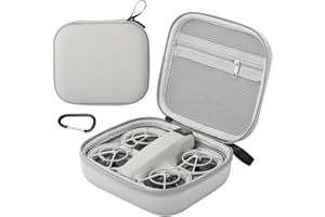 DKIIL NOIYB DJI Neo, custodia in PU per DJI Neo Fly More Combo, custodia compatibile con telecomando RC-N3, 3 batterie, gestore batterie