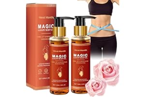 HLAYSHING 2 PCS Magic Luxury Body Oil for Women,Magic Firming Body Lotion,Glow Remedy Oil,Firming Body Oil for Saggy Skin,Bodys Moisturizing Oils,Magic Bodys Oil For Arms,Chest,Thighs and Tums