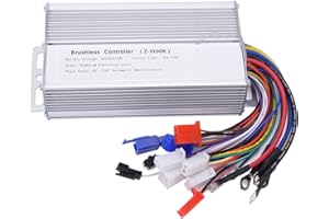 Yosoo Health Gear 48v 60v 64v 1000w-1500w Electric Electric Scooter Brushless Speed Regulating Motor Controller, DC Motor Engine Speed Controller