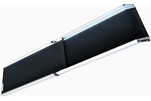 Hewitt & Blue Large Dog Car Ramp - Heavy Duty but lightweight and easy to use with EasyGlide opening and a SureGrip non slip surface. Telescopic - simply extend to the required length.